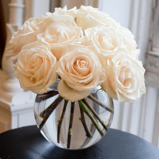 Snowball White Roses